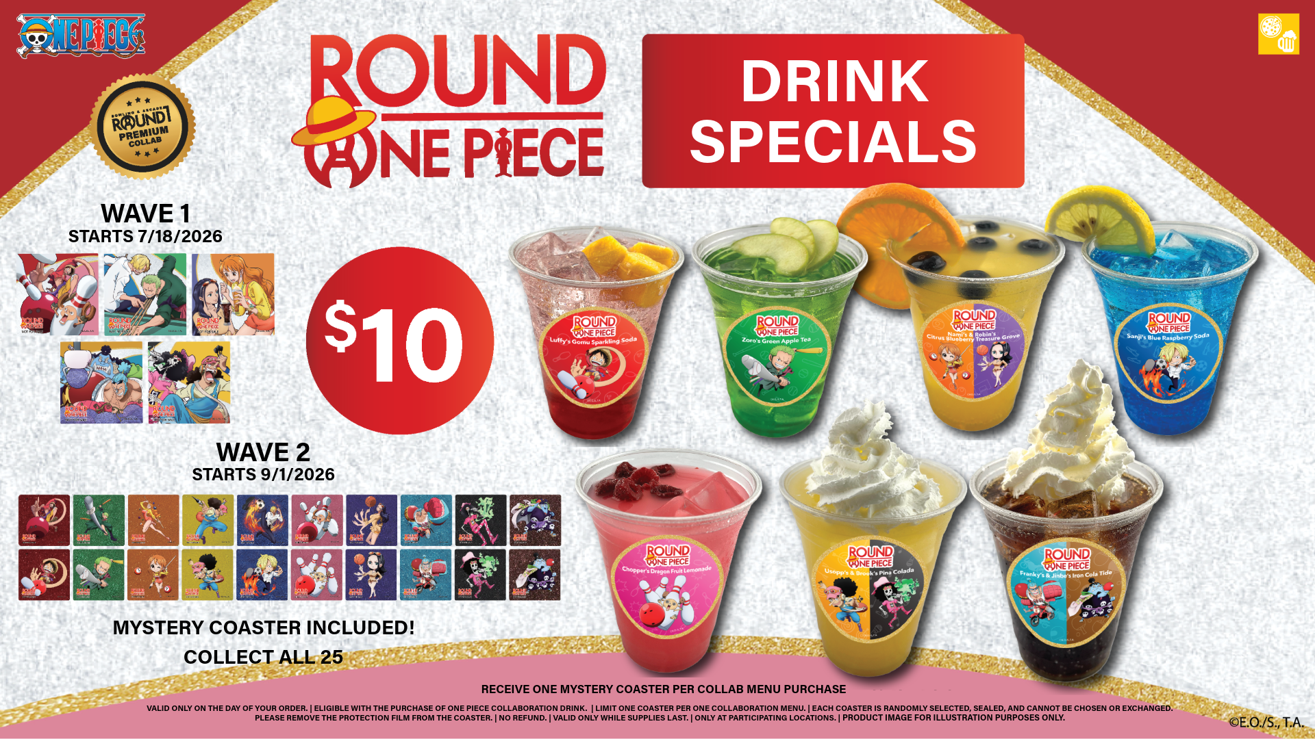 ONE PIECE x ROUND1 | Round1 USA